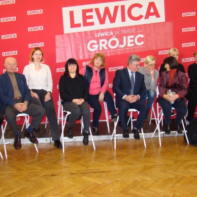 Delegacja Nowej Lewicy z Radomia na spotkaniu w Grójcu