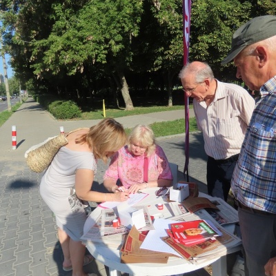 Akcja zbierania podpisów Osiedle Michałów